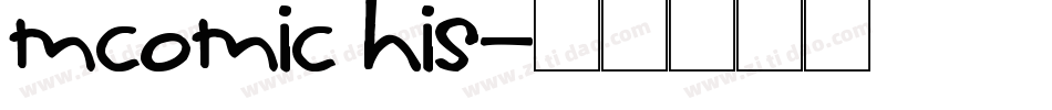 mcomic his字体转换